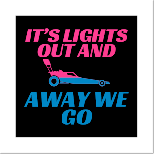 Lights Out Funny Drag Racing Saying. Collab with RbPro Posters and Art